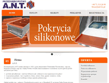 Tablet Screenshot of ant.biz.pl